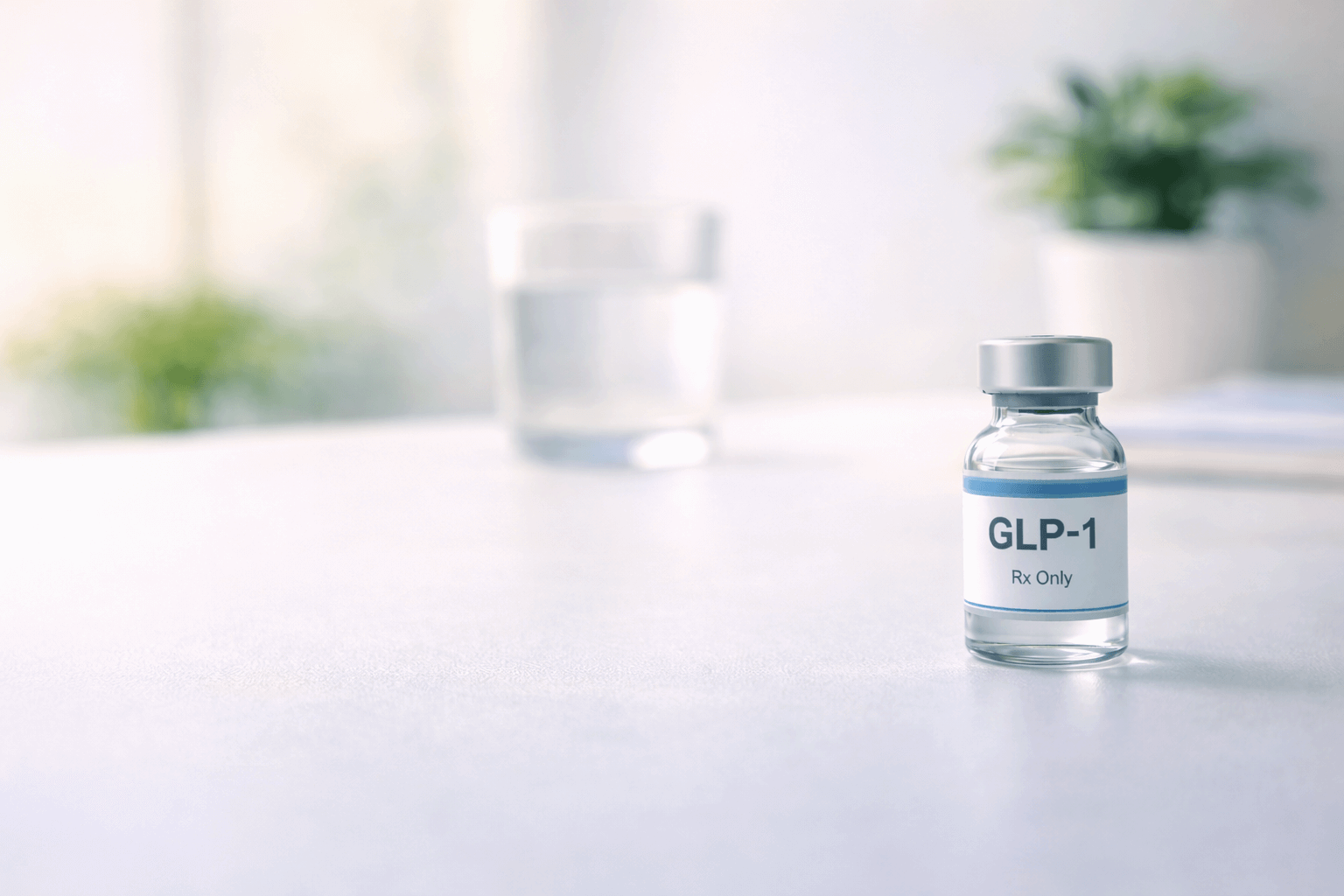 GLP-1 medication vial