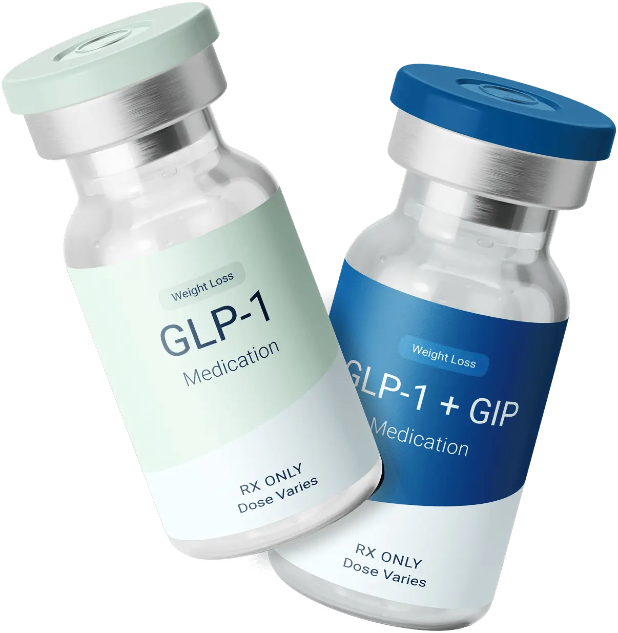 TrimRx GLP-1 medication vials